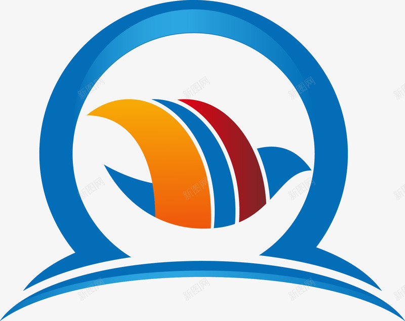 手绘蓝色圆圈标志图案png免抠素材_88icon https://88icon.com 手绘 标志图案 蓝色圆圈