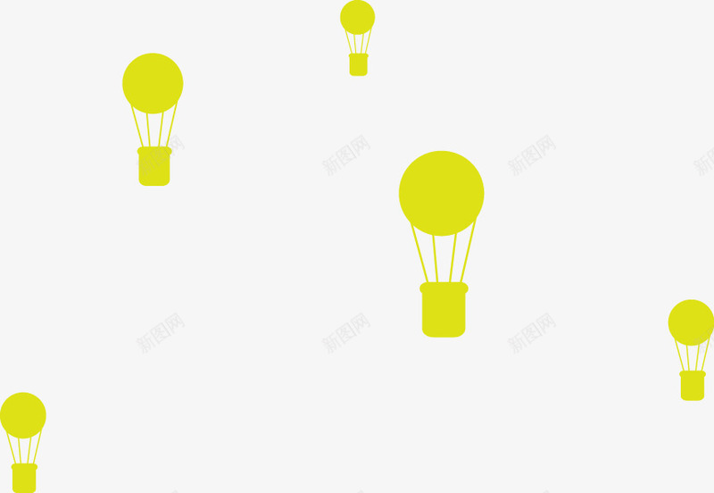 天空中飘的热气球png免抠素材_88icon https://88icon.com 卡通 热气球