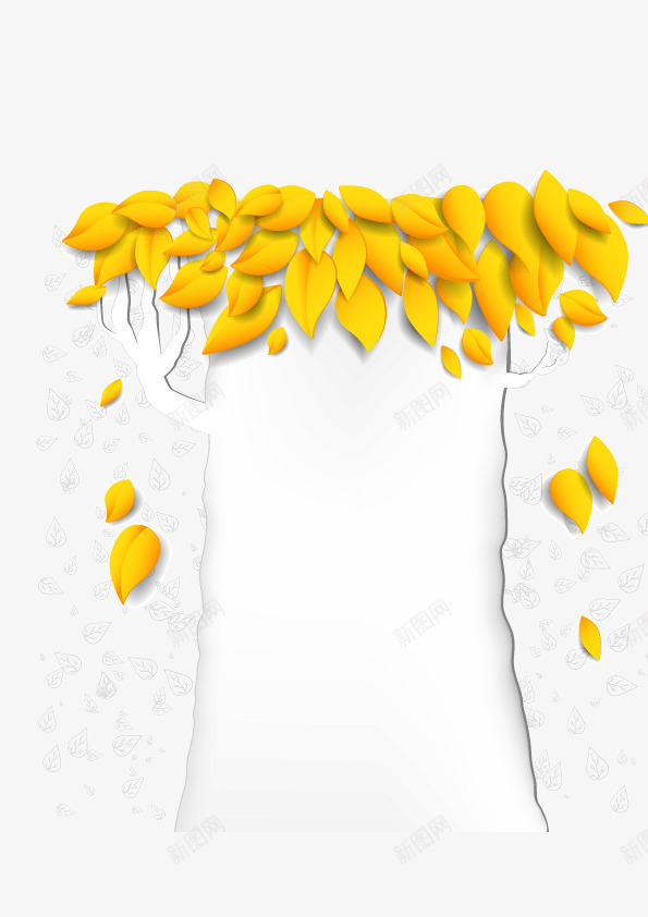秋季秋天落叶树木文案背景素png免抠素材_88icon https://88icon.com 文案背景 树木 矢量素材 秋天 秋季 落叶