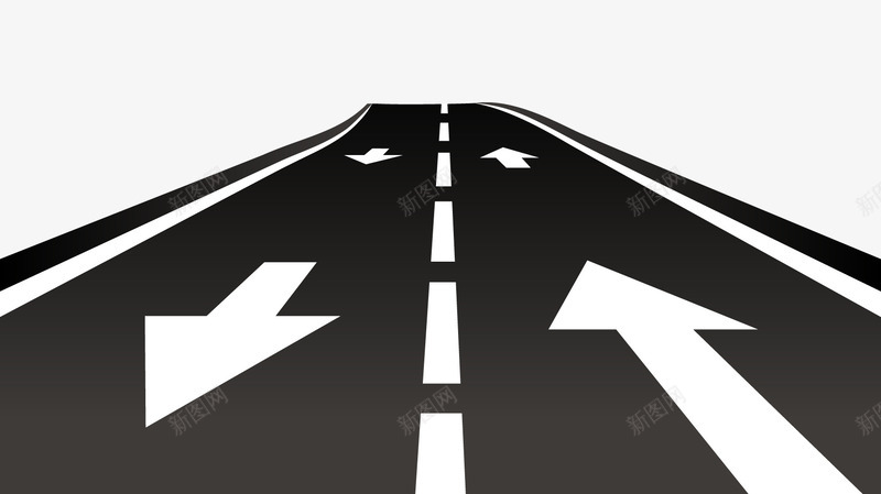 卡通高速公路png免抠素材_88icon https://88icon.com 交通 箭头 运输 道路 高速公路 高速公路模型免抠素材免费下载