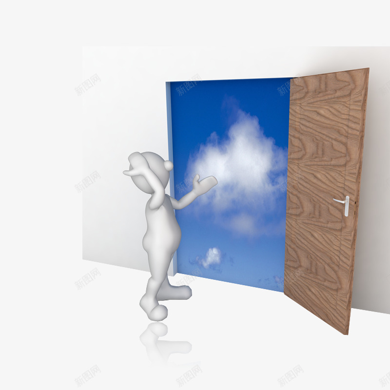 3D小人png免抠素材_88icon https://88icon.com 3D 3D小人 仰望天空的小人 励志 团队 电子商务 白色小人