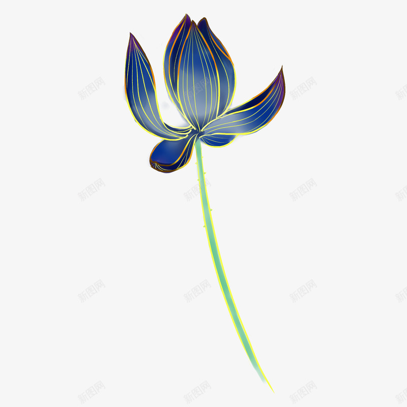 中国风卡通荷花psd免抠素材_88icon https://88icon.com 中国风 卡通 图案 手绘 植物 节日 荷花 装饰