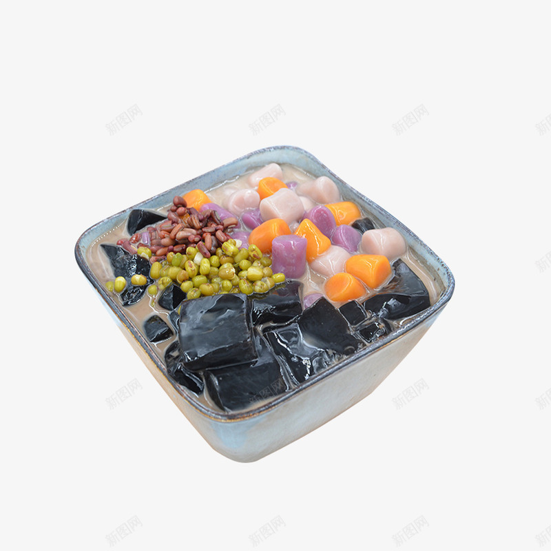 产品实物特色黑凉粉png免抠素材_88icon https://88icon.com 产品实物 健康 入口爽滑 凉粉 色泽剔透 营养 餐饮 黑凉粉 龟苓膏粉