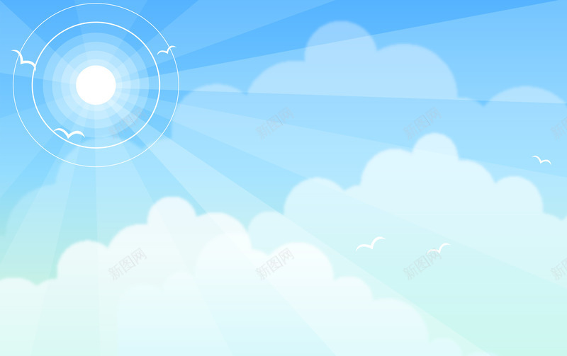 阳光天空海鸥png免抠素材_88icon https://88icon.com 天空 海鸥 阳光
