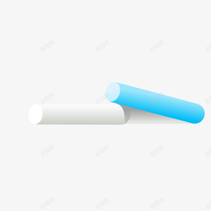 蓝白色粉笔模型png免抠素材_88icon https://88icon.com 模型 粉笔 蓝白色 蓝白色粉笔模型