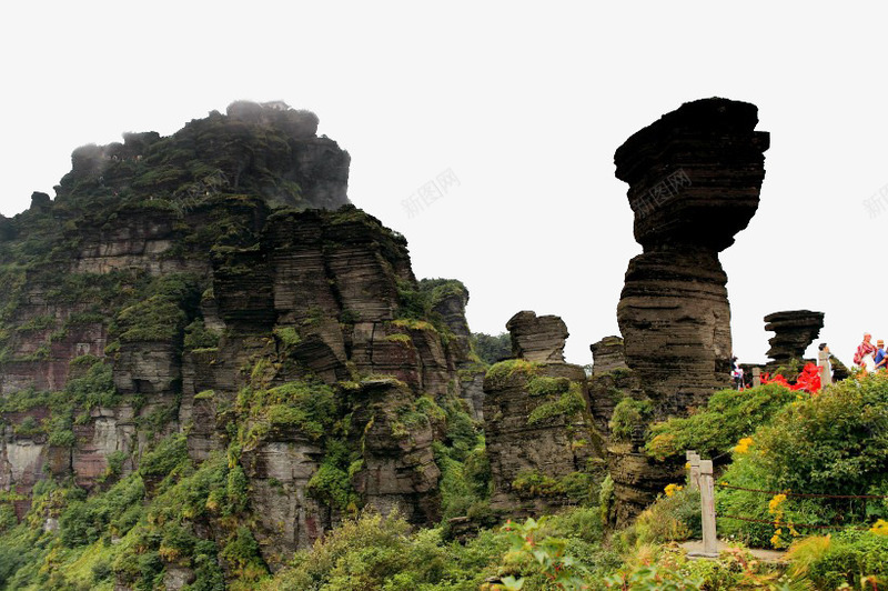 贵州梵净山风景png免抠素材_88icon https://88icon.com 旅游 景点 美景 贵州 风景