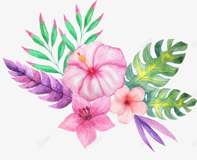 插画七夕效果植物花朵png免抠素材_88icon https://88icon.com 插画 效果 植物 花朵