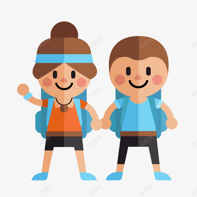 旅行的小人png免抠素材_88icon https://88icon.com 情侣 旅游 旅行的小人