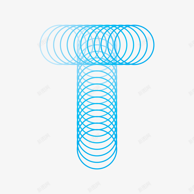 创意圆圈渐变英文字母Tpng免抠素材_88icon https://88icon.com PNG 创意 圆圈 英文字母T 蓝色