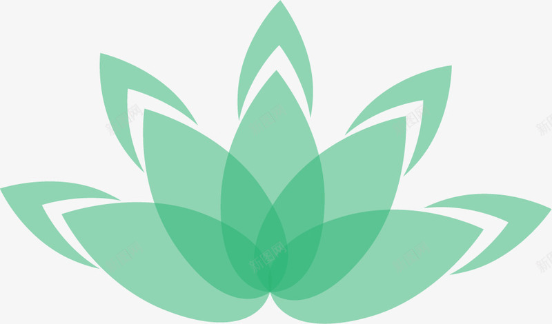 卡通绿色荷花图案png免抠素材_88icon https://88icon.com 卡通 图案 绿色 花卉 荷花