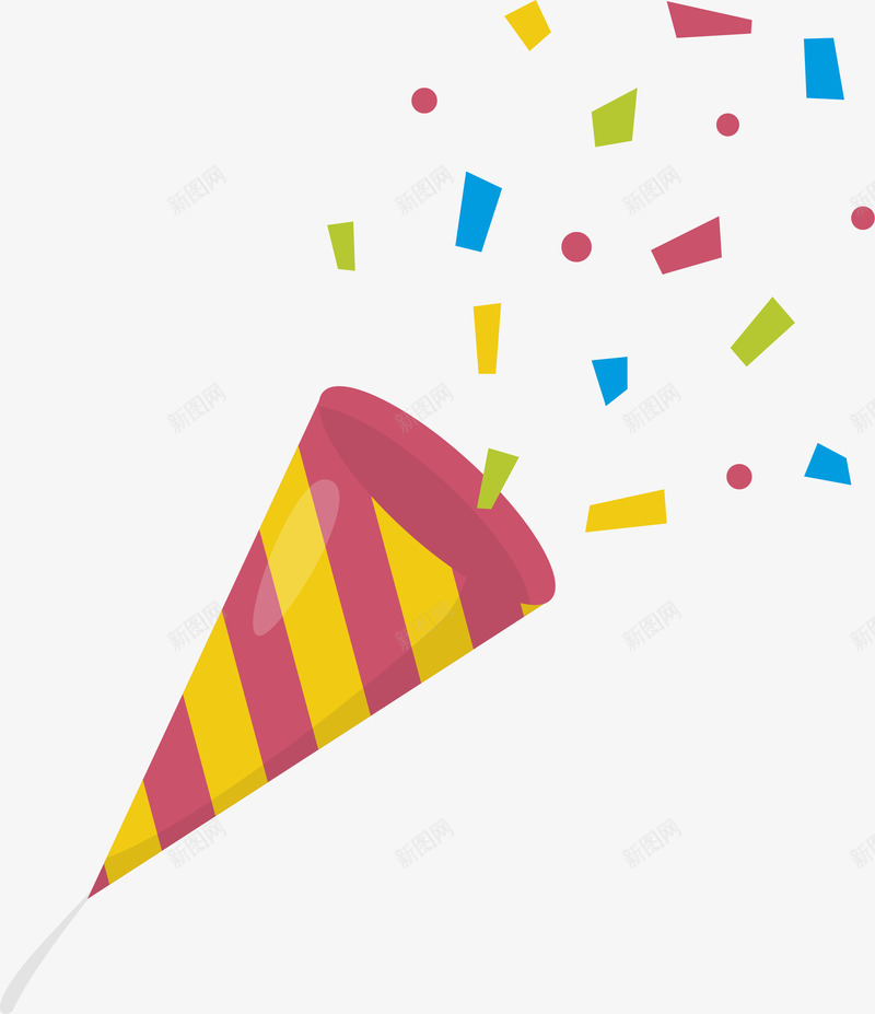 新年狂欢装饰图案png免抠素材_88icon https://88icon.com 卡通 彩带 新年 派对 狂欢 节日庆祝