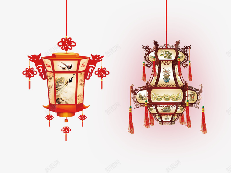 元宵节灯笼psd免抠素材_88icon https://88icon.com 元宵 元宵节 创意灯笼 正月十五 汤圆 灯笼 节日素材