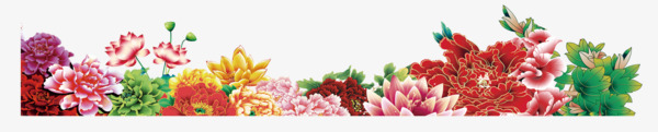 各种颜色牡丹花丛png免抠素材_88icon https://88icon.com 叶子 牡丹 花朵 荷花