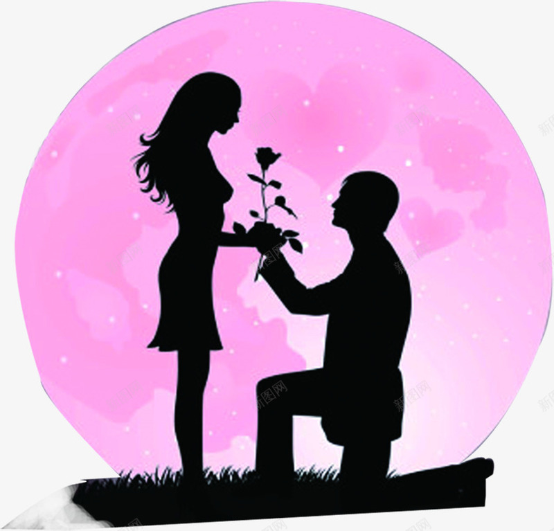 卡通圆月情侣求婚七夕png免抠素材_88icon https://88icon.com 七夕 卡通 圆月 情侣 求婚