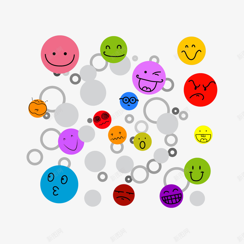 笑脸装饰图案png免抠素材_88icon https://88icon.com 免抠png 圆圈 圆形笑脸 圆环 彩色圆圈 彩色笑脸 笑脸 笑脸装饰图案 装饰图案