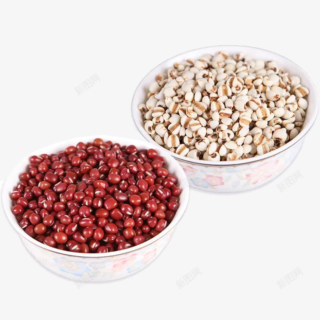 红豆薏米原料png免抠素材_88icon https://88icon.com 五谷杂粮 健康 护理 祛湿健脾 红豆 美白养颜 营养 薏米 薏米红豆粉