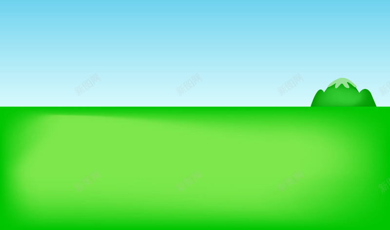 手绘卡通绿色草坪蓝色天空png免抠素材_88icon https://88icon.com 卡通 天空 绿色 草坪 蓝色