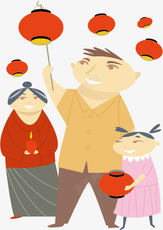 多款卡通人物插画漫画png免抠素材_88icon https://88icon.com 矢量人物卡通情侣点灯笼球迷钓鱼看书约会