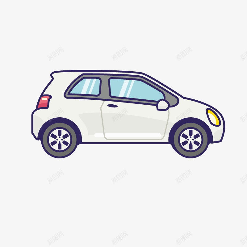 卡通手绘交通工具汽车png免抠素材_88icon https://88icon.com 交通工具 创意 动漫动画 卡通手绘 汽车 轿车