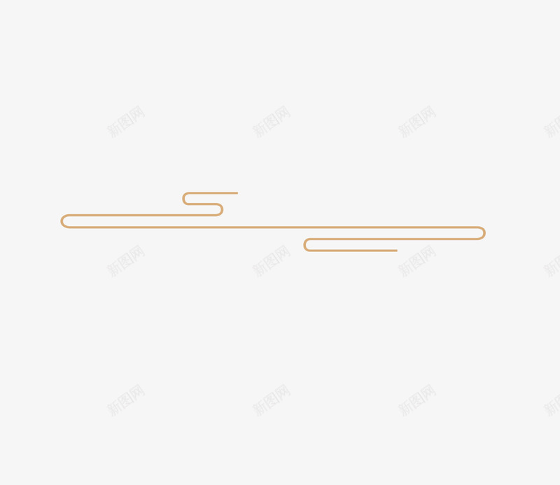 手绘金色线条云纹图png免抠素材_88icon https://88icon.com 中国风 中秋节 云纹图腾 云纹符号 国庆节 如意纹 底纹装 手绘祥云 流线 祥云