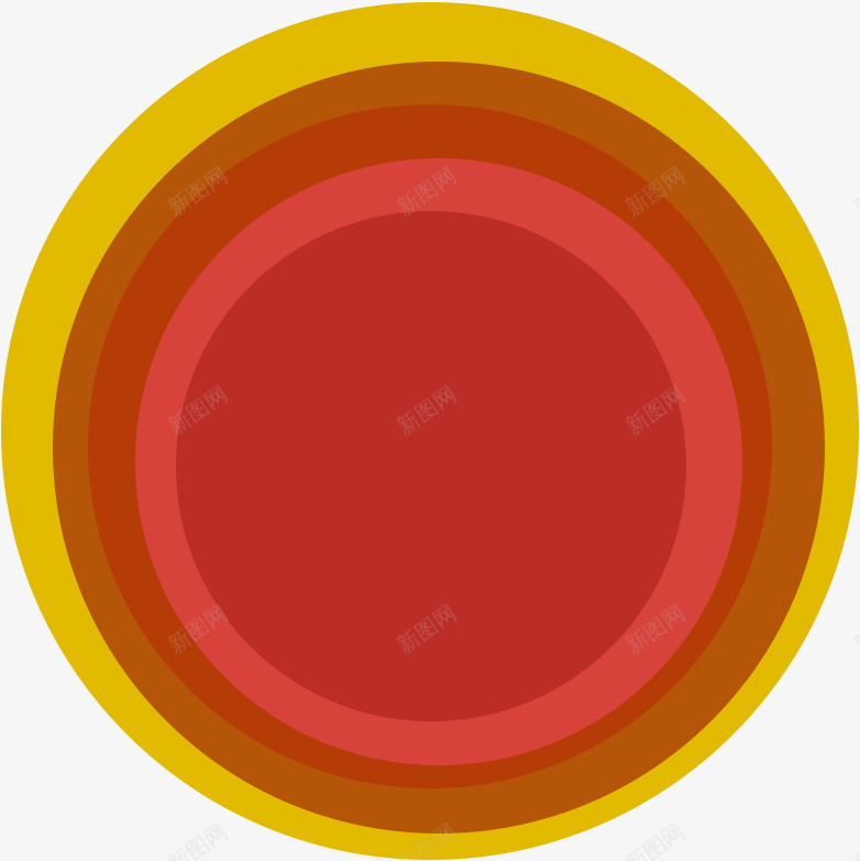 手绘卡通扁平圆圈形状png免抠素材_88icon https://88icon.com 卡通 圆圈 形状 扁平