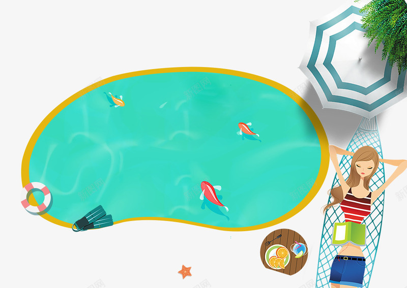 夏日海滩游泳H5背景图元素psd免抠素材_88icon https://88icon.com 八月 唯美 团购 夏日 天猫 小清新 活动 淘宝 美妆护肤