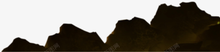 黑色卡通石头效果合成png免抠素材_88icon https://88icon.com 卡通 合成 效果 石头 黑色