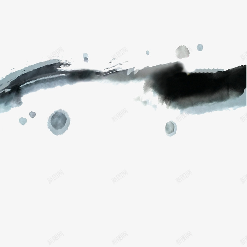 水墨画元素梅花花儿边框墨水png免抠素材_88icon https://88icon.com 墨水 梅花 水墨画元素 花儿边框