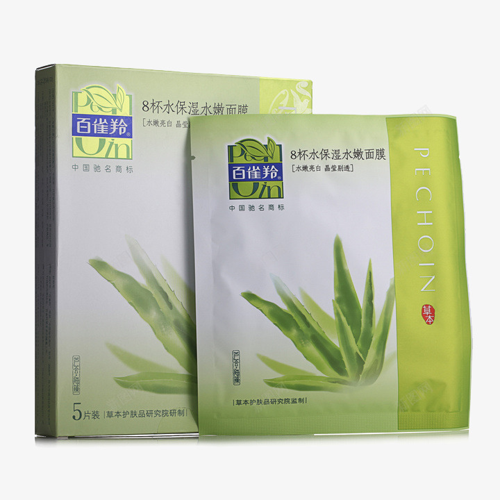 百雀羚8杯水保湿补水面膜png免抠素材_88icon https://88icon.com 8杯水保湿补水面膜 百雀羚 百雀羚护肤品 百雀羚面膜 补水面膜 面膜