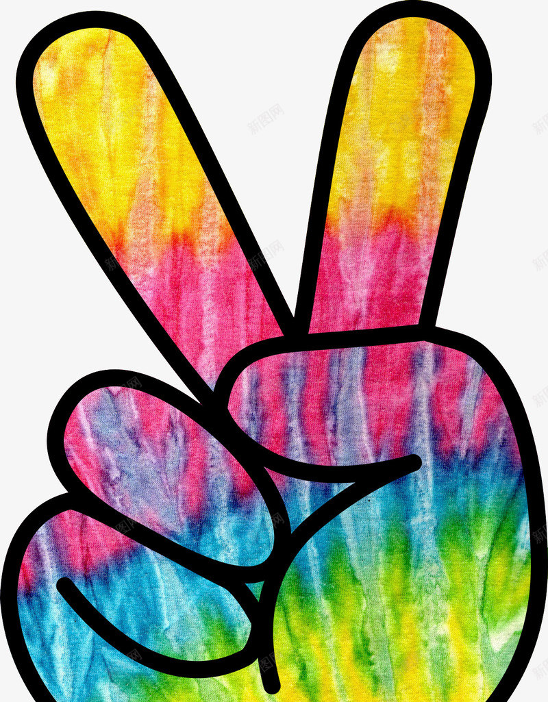 彩色的胜利图案png免抠素材_88icon https://88icon.com 彩色 手指游戏 点赞 石头剪刀布 胜利