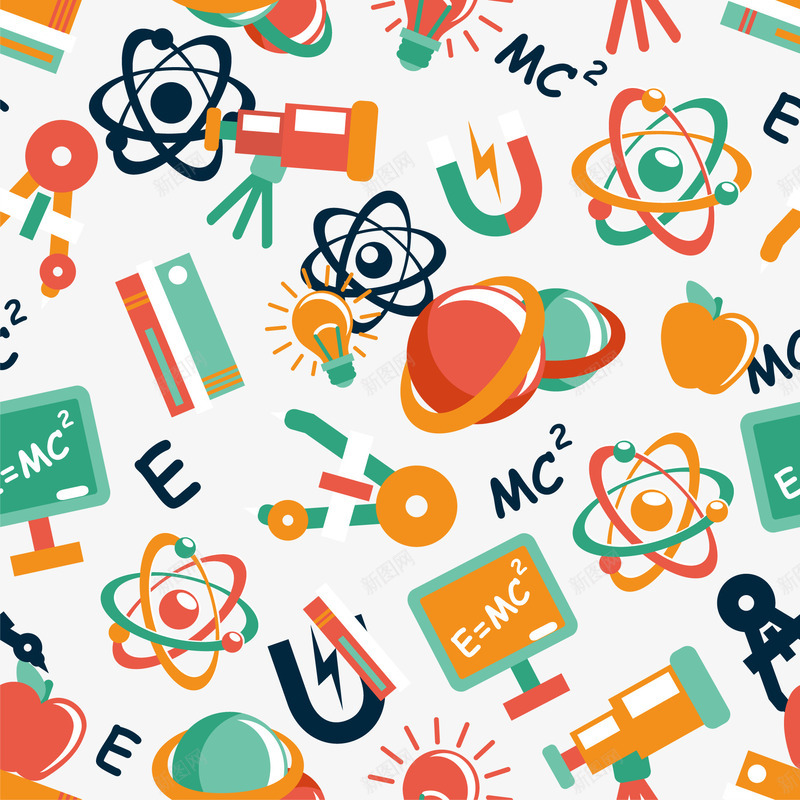 科学元素背景png免抠素材_88icon https://88icon.com 分析 实验 教育 科学
