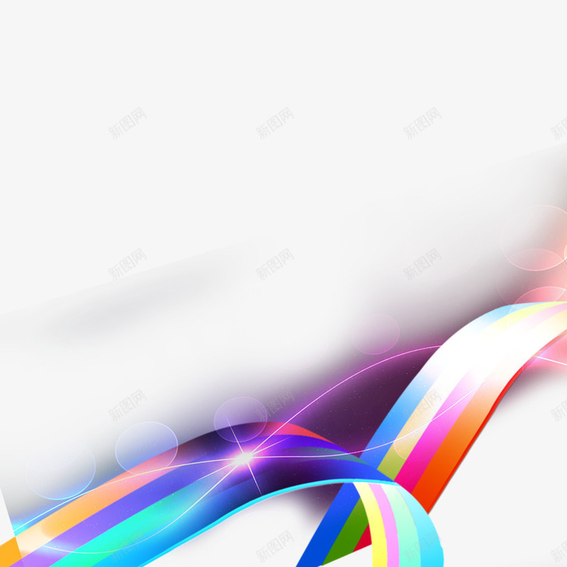 彩带png免抠素材_88icon https://88icon.com 光 光线 彩带 装饰条