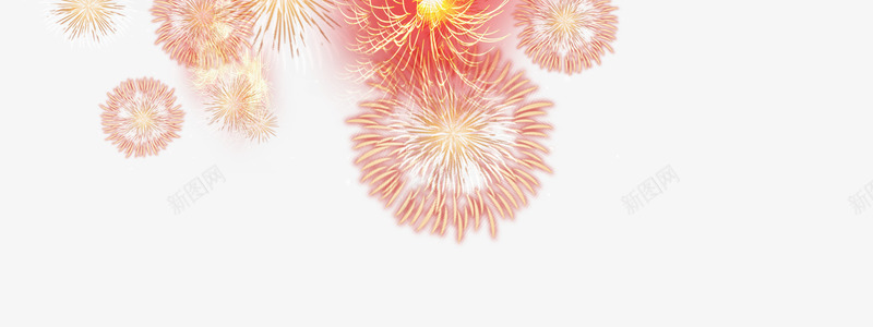 春节烟花装饰图png免抠素材_88icon https://88icon.com 春节素材 烟花 装饰素材