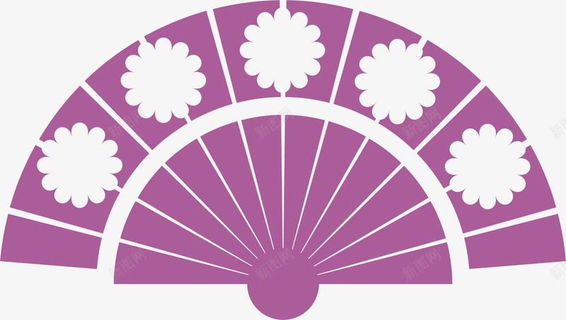 紫色的跳广场舞扇子矢量图ai免抠素材_88icon https://88icon.com 中国风扇子 卡通 古典扇子 古风扇子 日本扇子 紫色 跳广场舞扇子 矢量图
