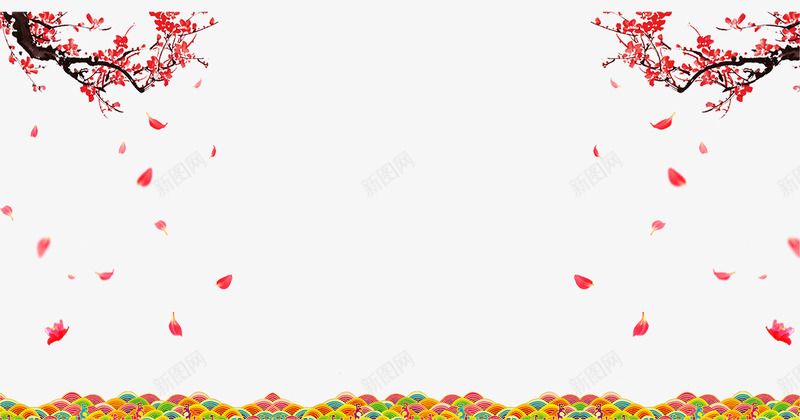 中国传统节日梅花海报png免抠素材_88icon https://88icon.com 中国 中国传统 传统 传统节日 梅花 海报 腊梅 节日 节日海报