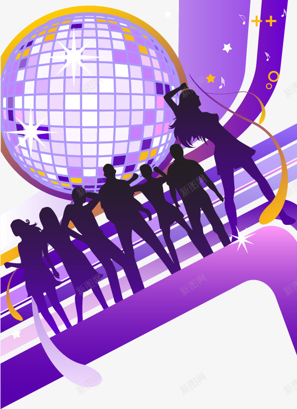 音乐舞台炫酷矢量图eps免抠素材_88icon https://88icon.com 人物 彩灯 炫酷 舞台 音乐 矢量图