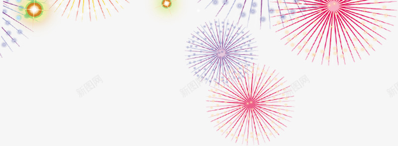 扁平风格创意合成效果烟花png免抠素材_88icon https://88icon.com 创意 合成 扁平 效果 烟花 风格