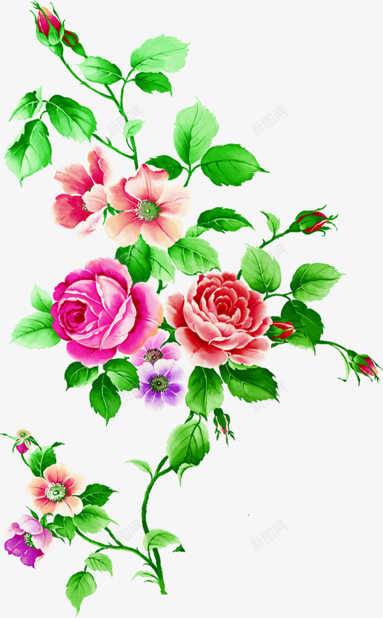 手绘鲜艳牡丹花卉七夕png免抠素材_88icon https://88icon.com 七夕 手绘 牡丹 花卉 鲜艳