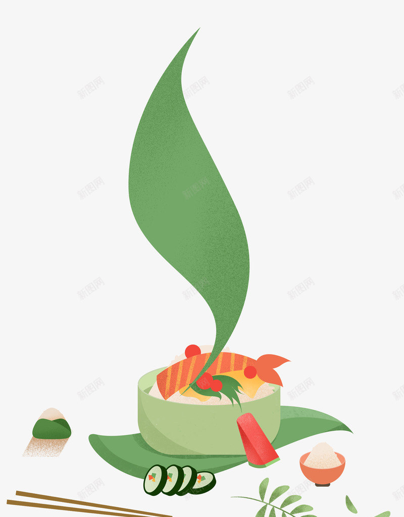手绘日本料理寿司插画png免抠素材_88icon https://88icon.com 寿司 小清新 手绘 插画 日料手绘 日本料理 食物