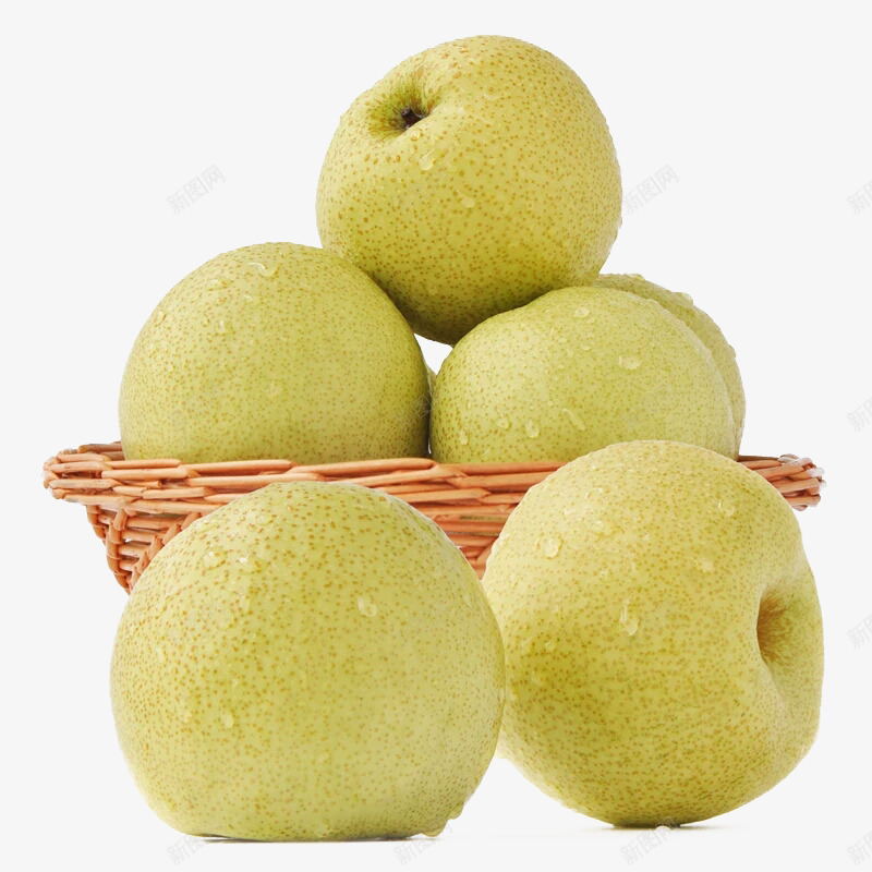 新鲜梨子png免抠素材_88icon https://88icon.com 果篮 水果 水珠 甜品 美食 高清梨