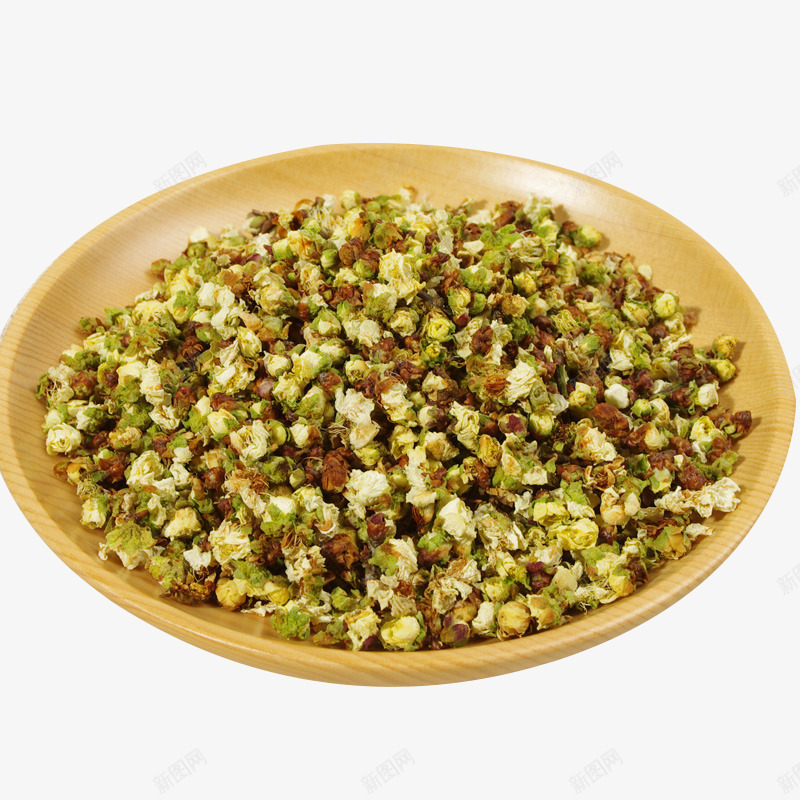 一碟白梅花茶png免抠素材_88icon https://88icon.com 一碟白梅花茶 产品实物 白梅花 茶叶