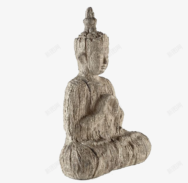 石头质坐式佛像家居摆件png免抠素材_88icon https://88icon.com 坐式佛像 家居摆件 石佛