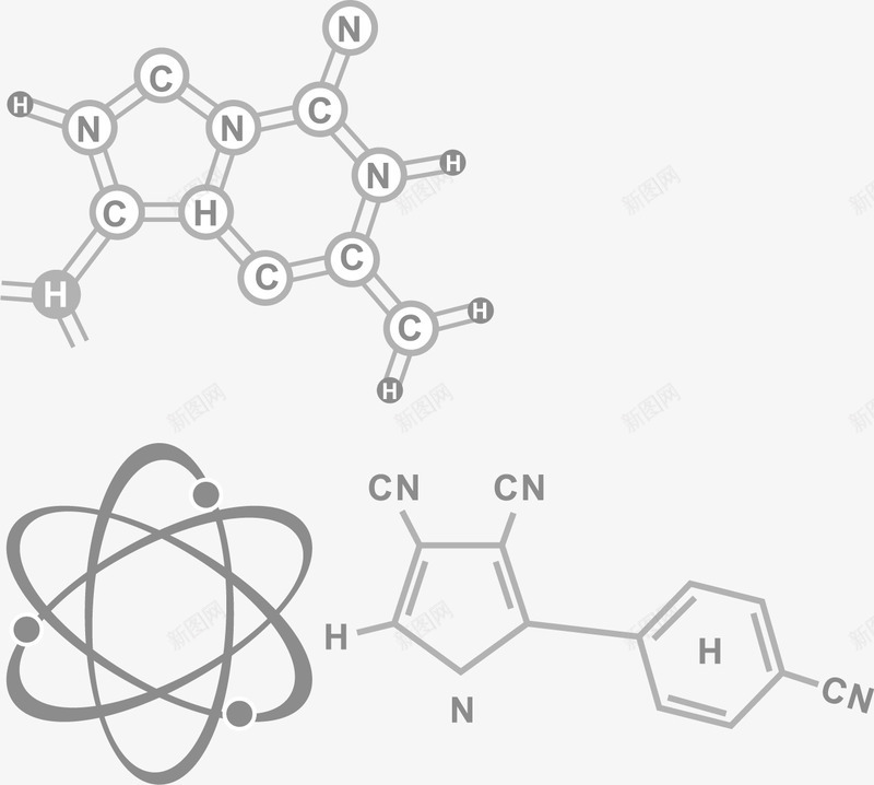 生物化学主题矢量图eps免抠素材_88icon https://88icon.com 分子 化学 教育 生化医疗 生物 生物化学 矢量图 结构