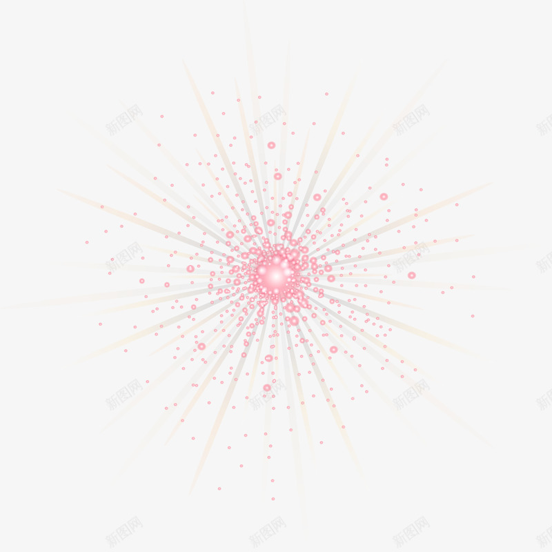 粉色美丽烟火png免抠素材_88icon https://88icon.com 免抠PNG 清新 烟火 烟花 粉色 美丽 节日