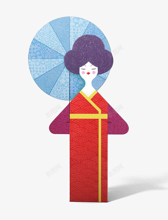 日系和服png免抠素材_88icon https://88icon.com 扁平化 日本 日本女人 日本风 纸扇