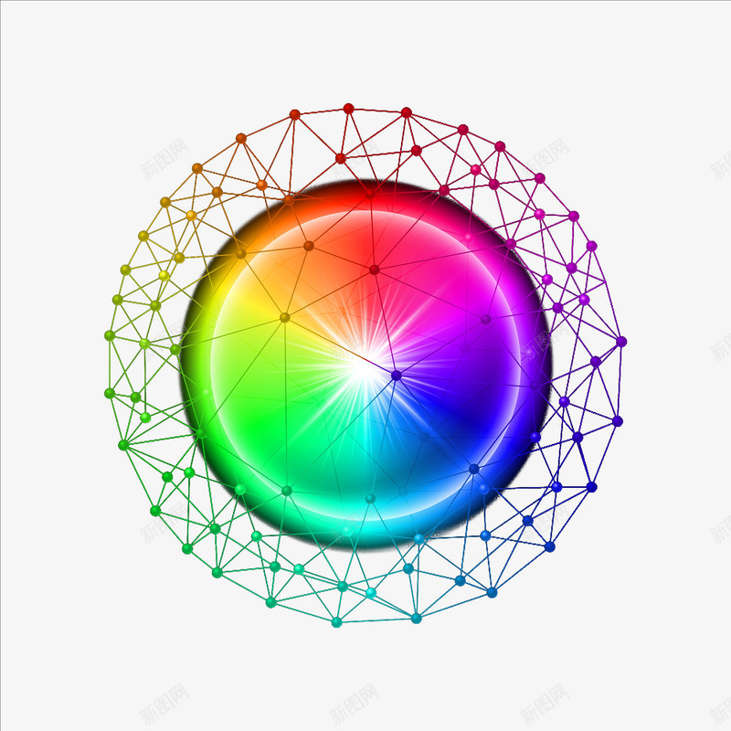 彩色科技唯美网状球体png免抠素材_88icon https://88icon.com 唯美 圆形 彩色 球体 科技 科技线条球 立体 线条 网格 网状