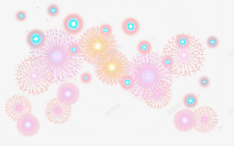 唯美绚烂烟花美景png免抠素材_88icon https://88icon.com 烟花 绚烂 美景