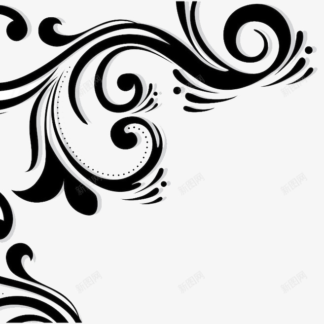欧式简约花纹线条png免抠素材_88icon https://88icon.com 古典 古典花纹 欧式 欧洲 简约 线条
