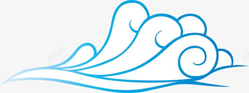 波纹海水png免抠素材_88icon https://88icon.com 卡通 大海浪 日本海浪 日本海浪图 波纹 海浪