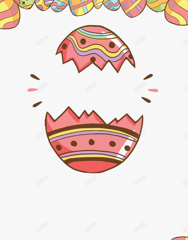 粉红色可爱复活节彩蛋矢量图ai免抠素材_88icon https://88icon.com 可爱彩蛋 复活节 复活节彩蛋 彩蛋 矢量png 粉红色 矢量图